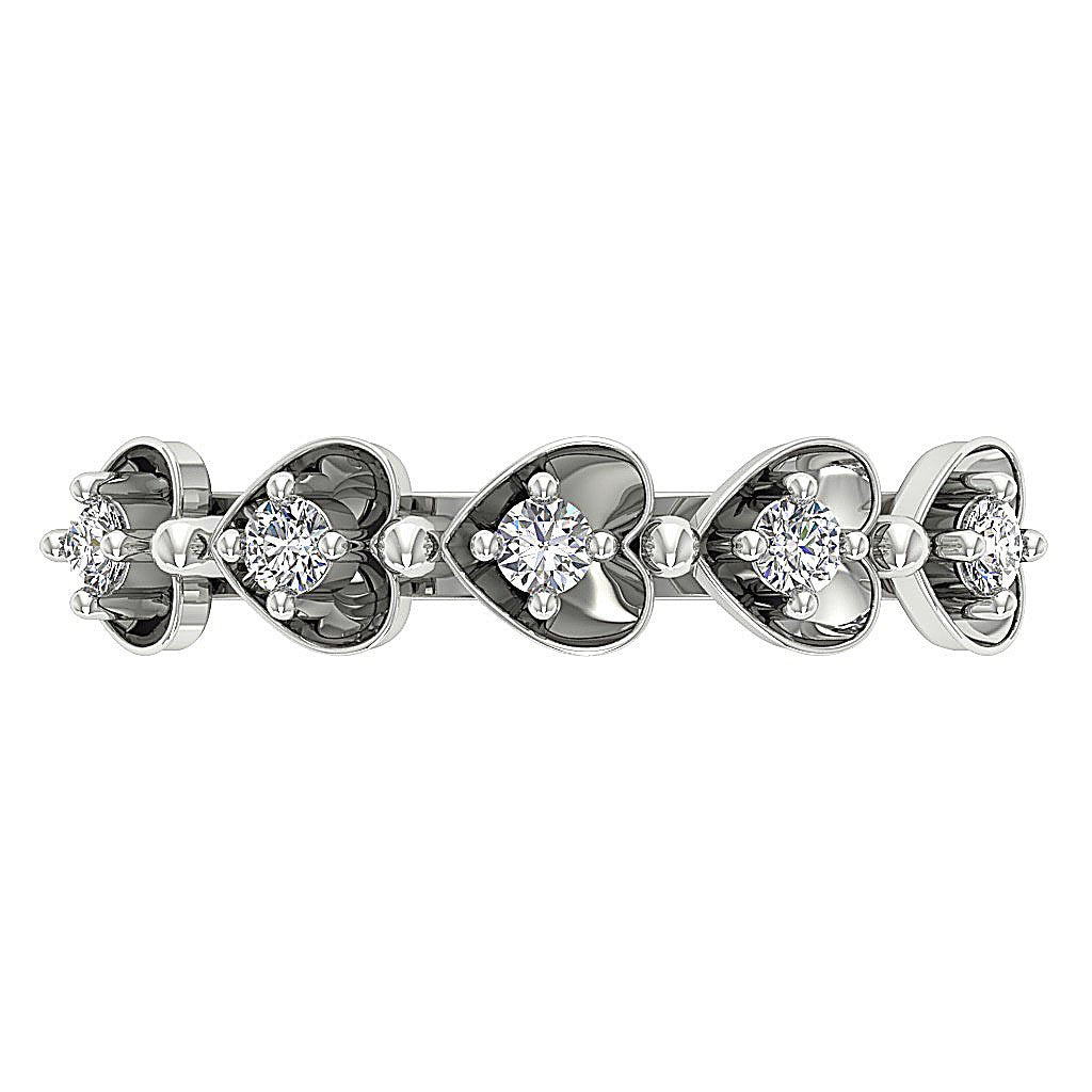 Genuine Round Diamond Designer Wedding Ring Natural Diamond Prong Set SI1 G 0.30 Ct 14K White Yellow Rose Gold 4.80MM