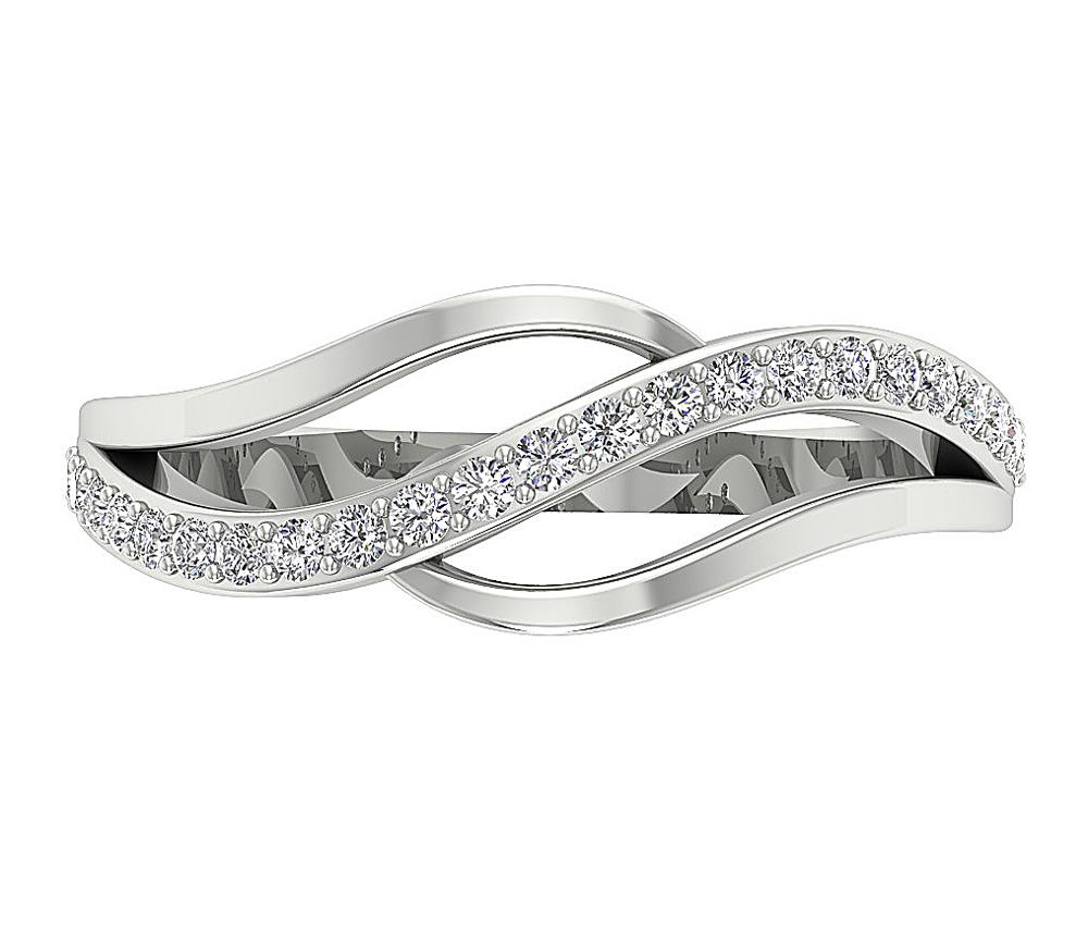 7.25 MM Designer Engagement Ring Natural Diamond I1 G 0.25 Ct 14K Solid Gold Prong Set