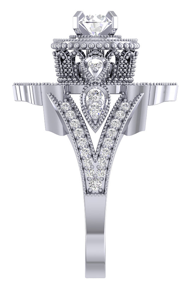 Best Wedding Band Solitaire Engagement Ring SI1 G 1.20 Carat Natural Diamond 14K Gold