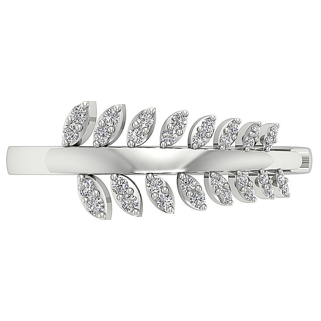 Engagement Diamond Ring SI1 G 0.25 Ct 14K White Yellow Rose Gold 8.00MM