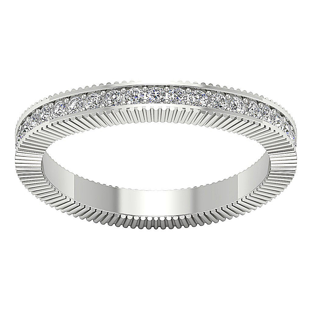 Engagement Ring Round Cut Diamond Prong Set I1 G 0.35 Ct 14K Gold 2.70MM