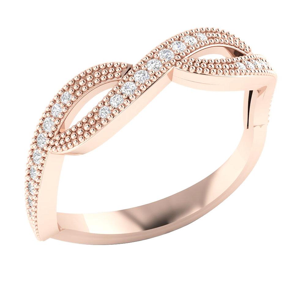 5.20 MM Engagement Ring Natural Diamond 14k White Yellow Rose Gold Prong Set SI1 G 0.25 Ct
