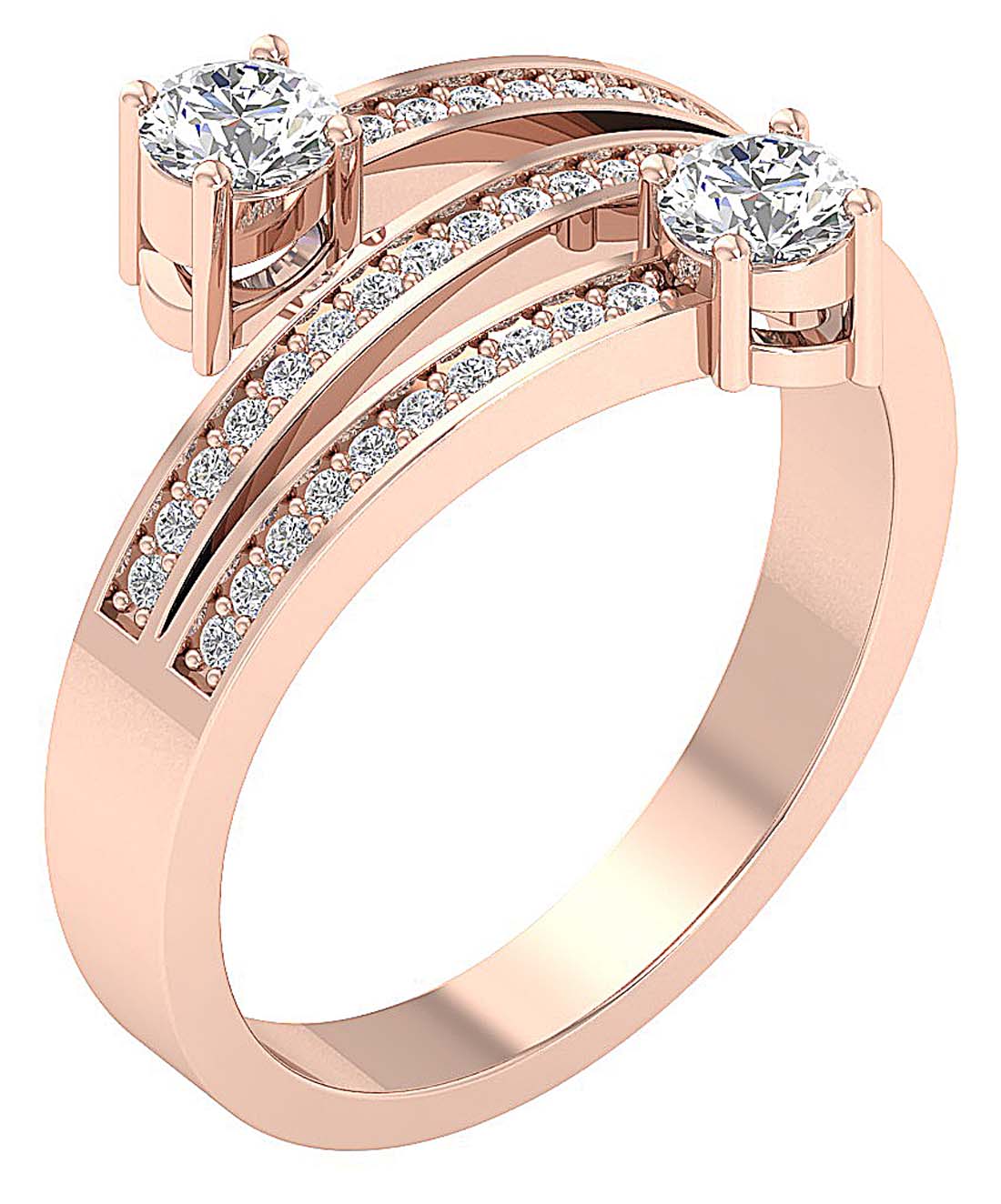 Prong Set Designer Solitaire Wedding Ring SI1 G 0.85 Ct Genuine Diamond 14k Solid Gold