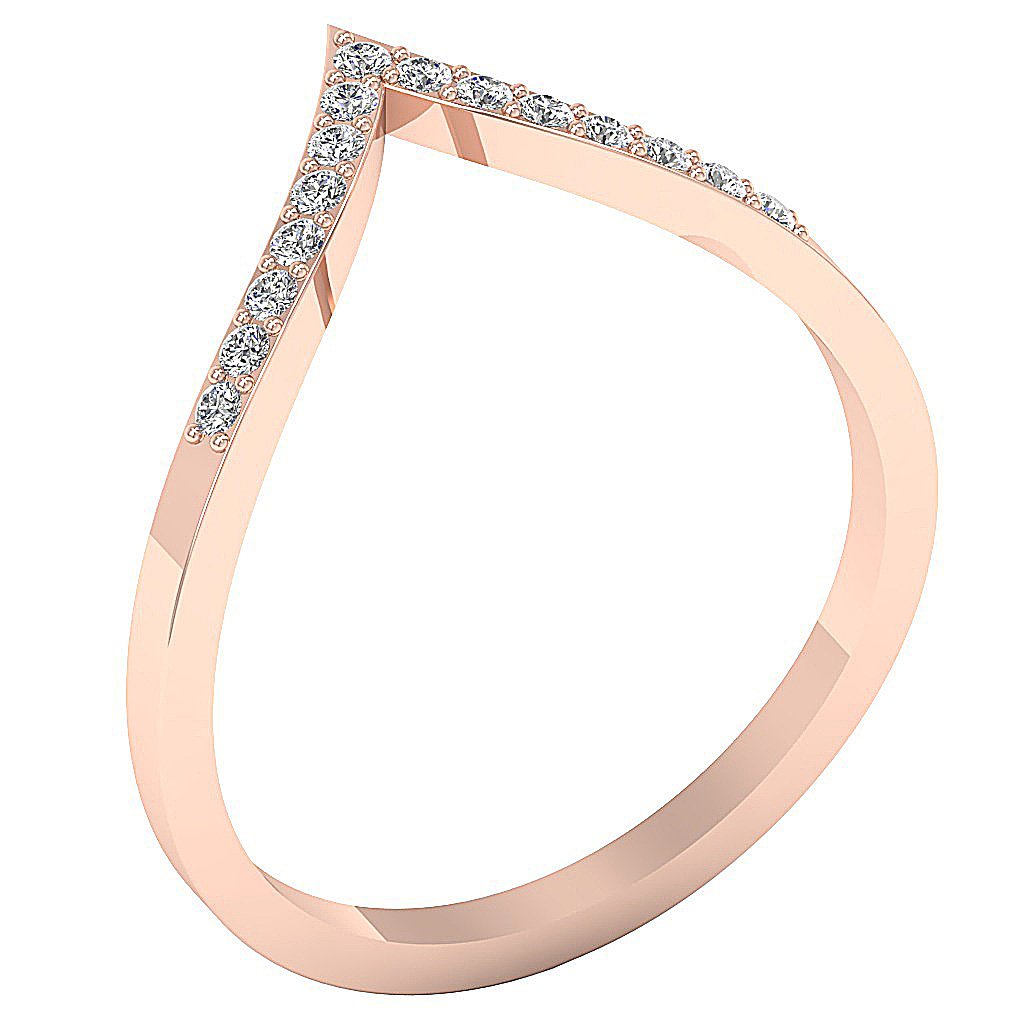 Anniversary Natural Round Diamond 14K Gold Prong Set VVS1 E 0.250 Ct 2.95 MM