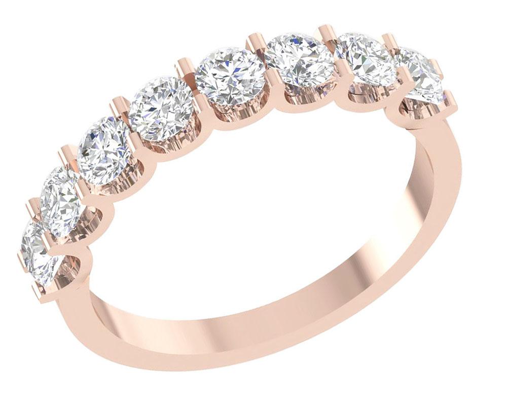 I1 G 1.40 Ct Designer Fashion Wedding Ring Genuine Diamond 14K Yellow Gold Prong Set