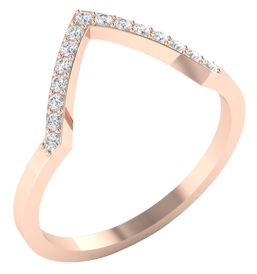 Designer Wedding Ring Genuine Diamond SI1 G 0.25 Ct 14k Solid Gold Prong Set 2.10 MM