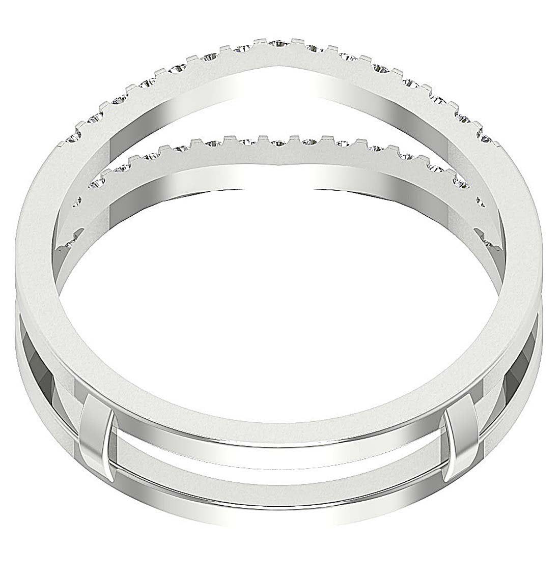 7.30 MM Designer Engagement Ring Natural Diamond I1 G 0.30 Ct 14K Yellow Gold Prong Set