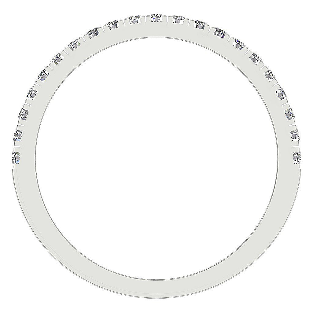 Engagement Ring SI1 G 0.35Ct Natural Diamond Prong Set 14K Solid Gold 1.65 MM