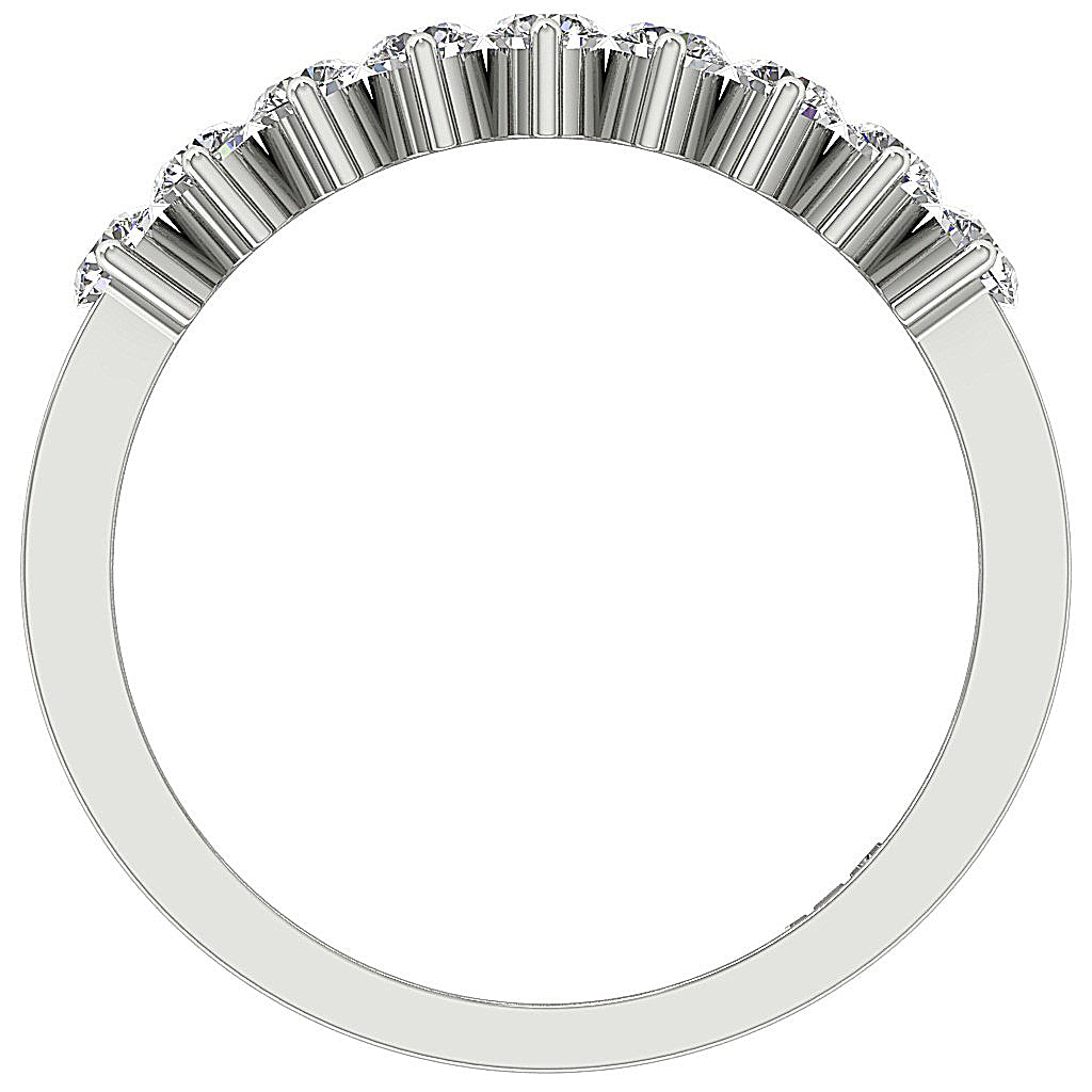 Wedding Ring Genuine Diamond I1 G 0.70 Ct 14K Solid Gold Prong Set