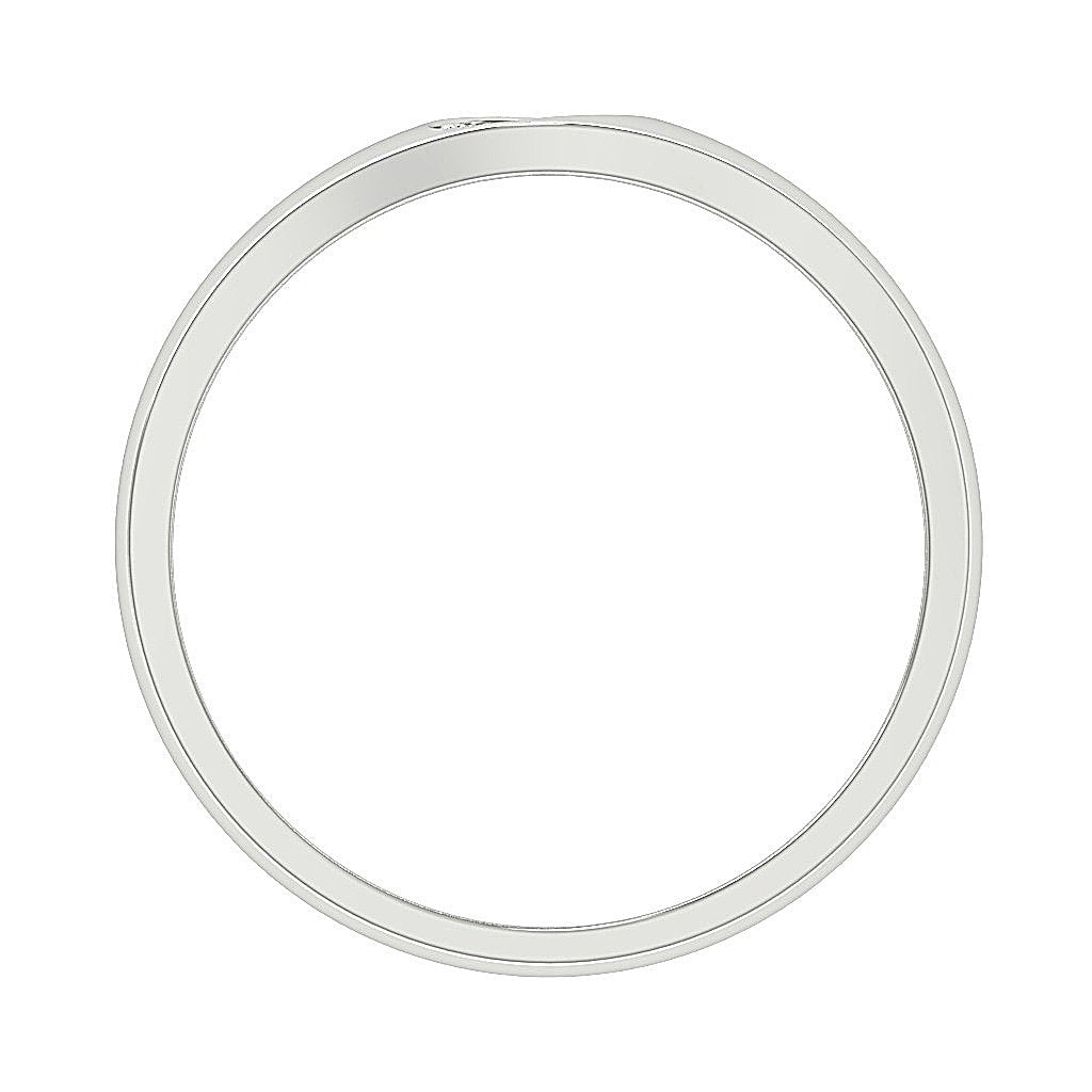 Genuine Diamond Wedding Ring I1 G 0.15 Ct Round Cut Diamond Prong Set 14K White Yellow Rose Gold 5.00MM