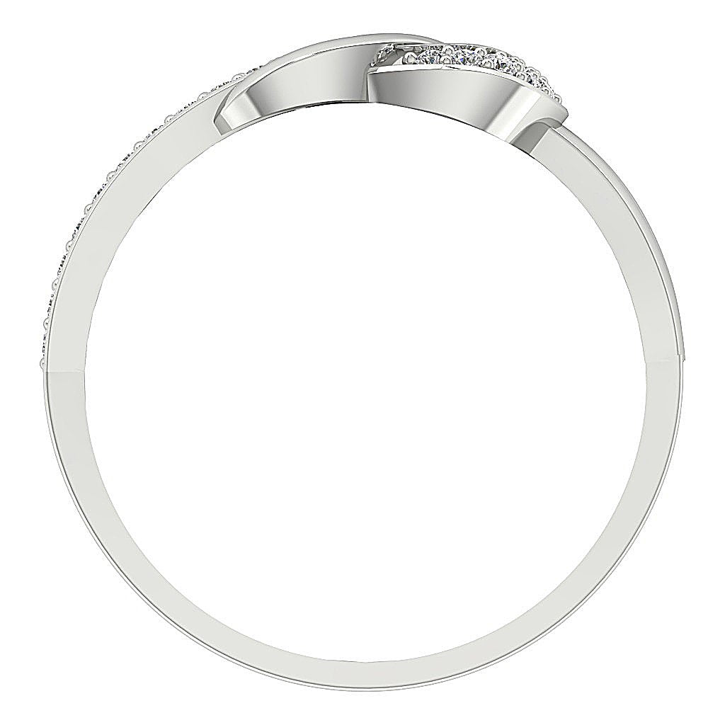 Genuine Diamond Wedding Ring SI1 G 0.30 Ct 8.40 MM