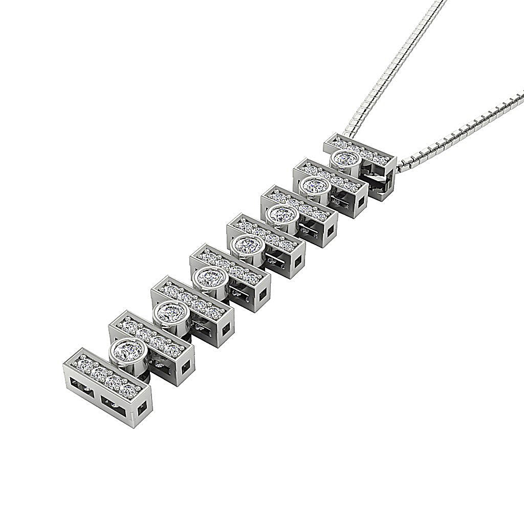 14k/18k Solid Gold Antique Fashion Pendants SI1/I1 G 0.60 Carat Genuine Diamond