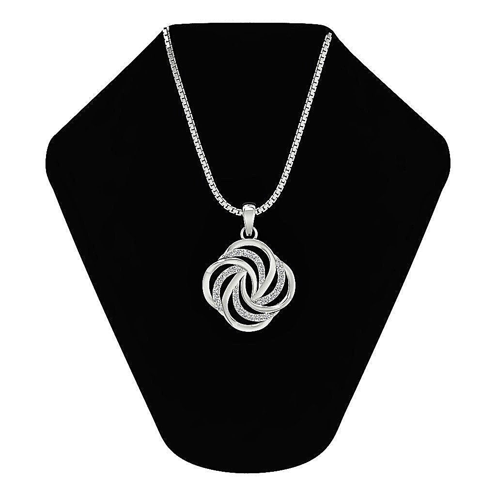 SI1/I1 G 0.30 Carat Vintage Fashion Pendant 14k/18k Solid Gold Genuine Diamond