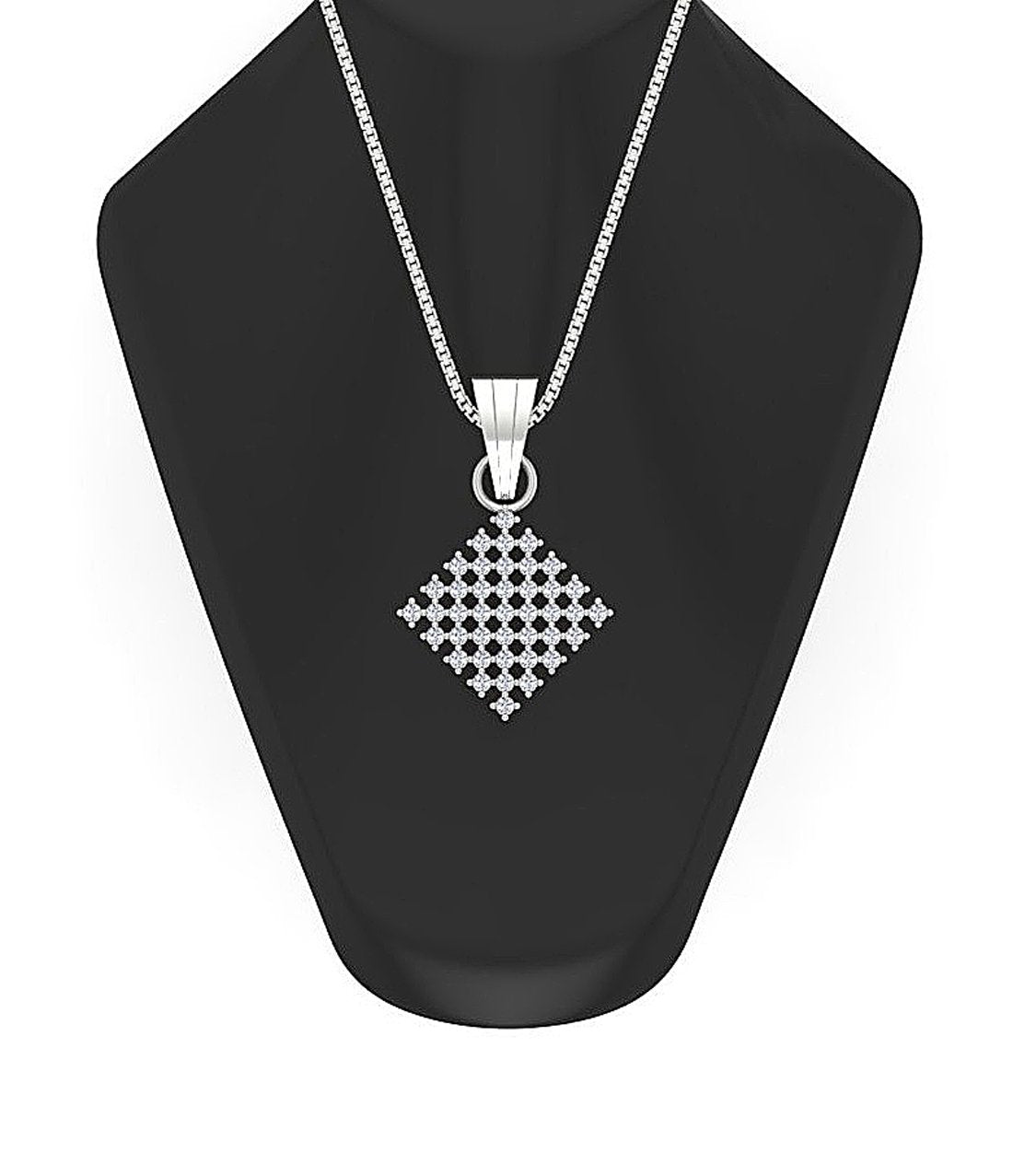 14k/18k Solid Gold Unique Fashion Pendant SI1/I1 G 1.20 Carat Genuine Diamond