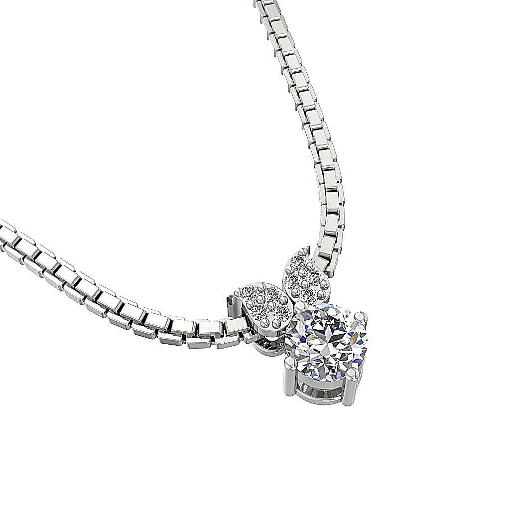 Designer Fashion Pendants SI1/I1 G 0.35 Carat Genuine Diamonds 14k/18k Solid Gold