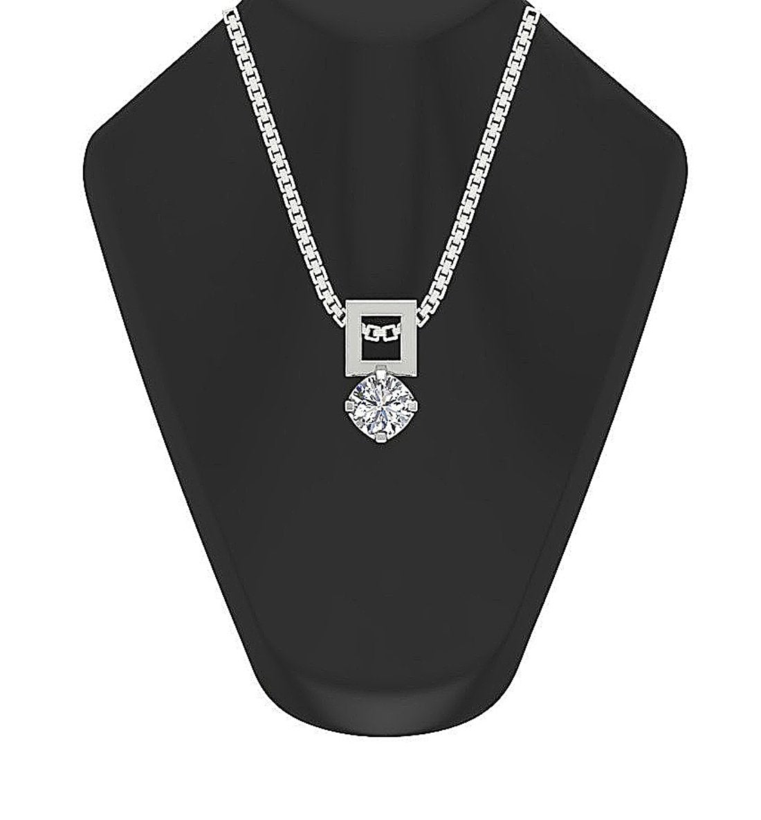 Unique Solitaire Pendants 14k/18k Gold Natural Diamond SI1/I1 G 0.30 Ct