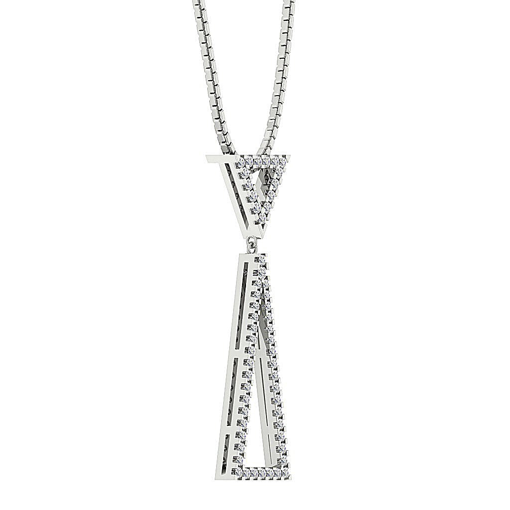 Genuine Diamonds SI1/I1 G 0.30 Carat Unique Fashion Pendants 14k/18k Gold