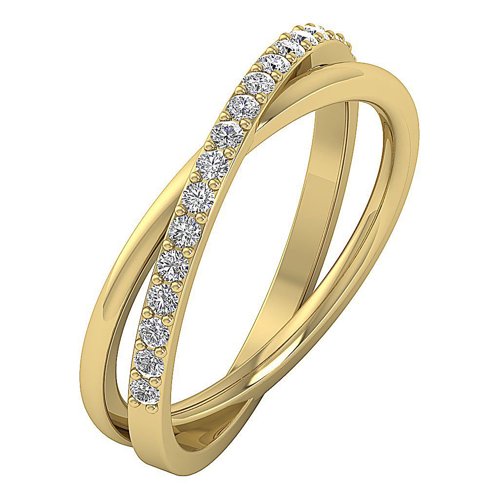 Wedding Ring I1 G 0.40 Ct Round Cut Diamond Prong Set 14K White Yellow Rose Gold 8.25MM