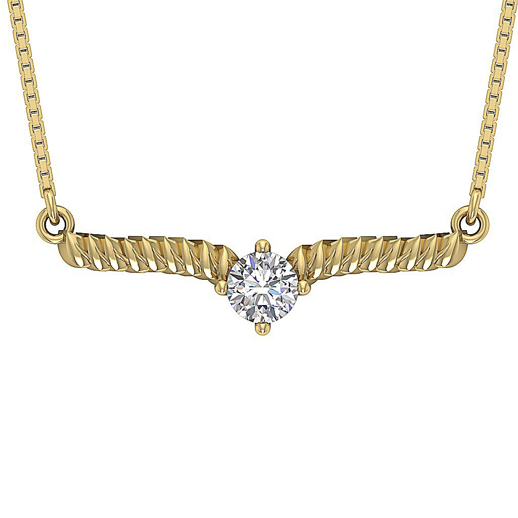 I1/SI1 G 0.50Carat Genuine Diamond Designer Fashion Pendants 14k/18k Solid Gold