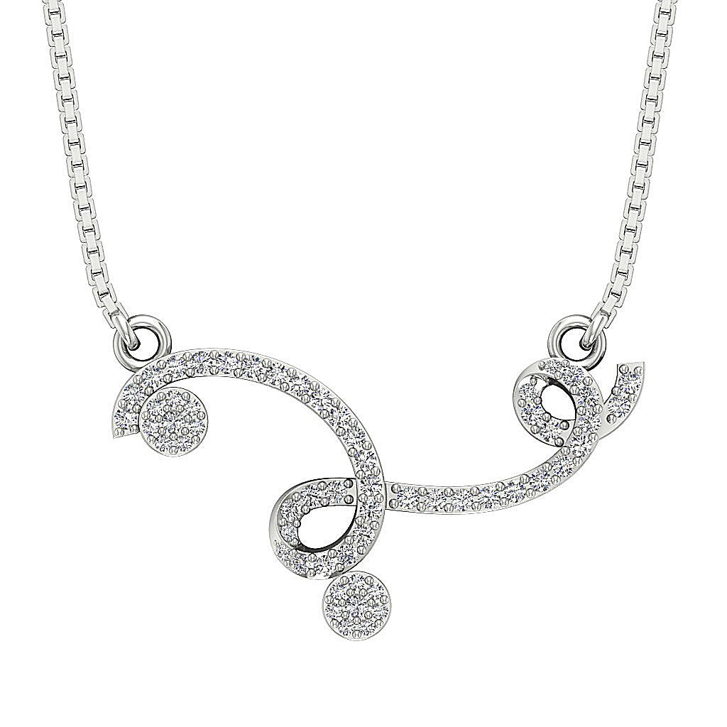 14k/18k Solid Gold Round Diamond I1/SI1 G 0.50 Carat Designer Fashion Pendants