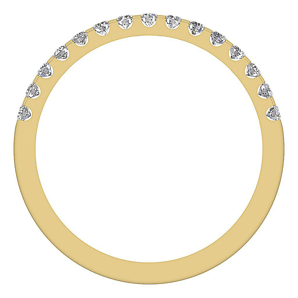 Wedding Ring I1 G 0.40 Ct Prong Set 14K White Yellow Rose Gold