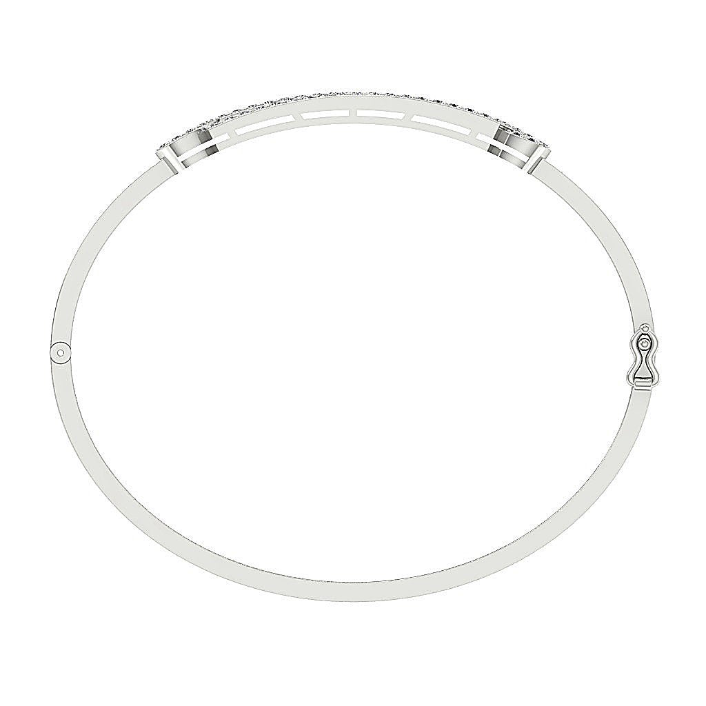 VVS1/VS1/SI1/I1 0.80Ct Diamond Bangles Natural Diamonds 14k/18k White Yellow Rose Gold