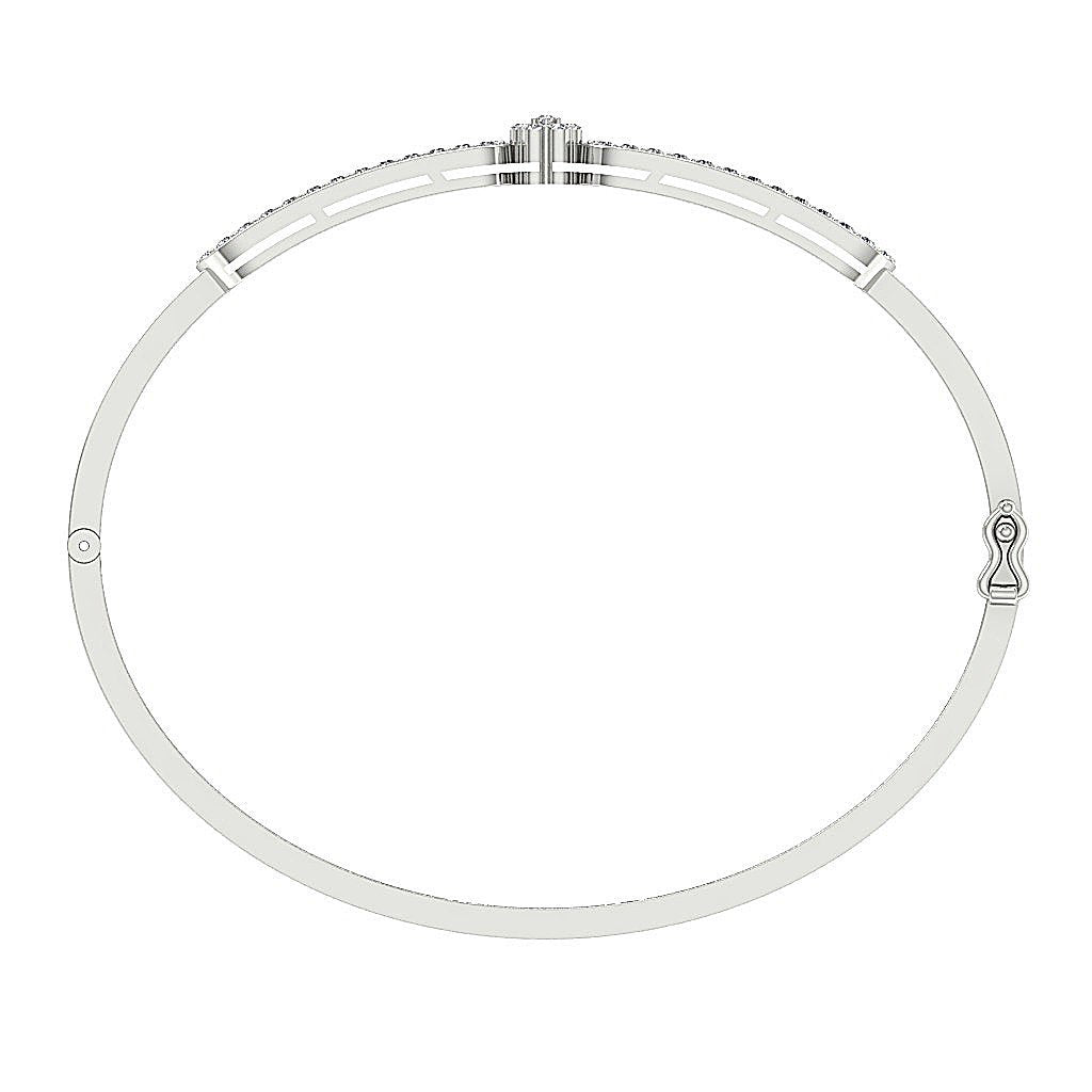 Diamond Bangles VVS1/VS1/SI1/I1 1.00Ct Natural Diamonds 14k/18k White Yellow Rose Gold