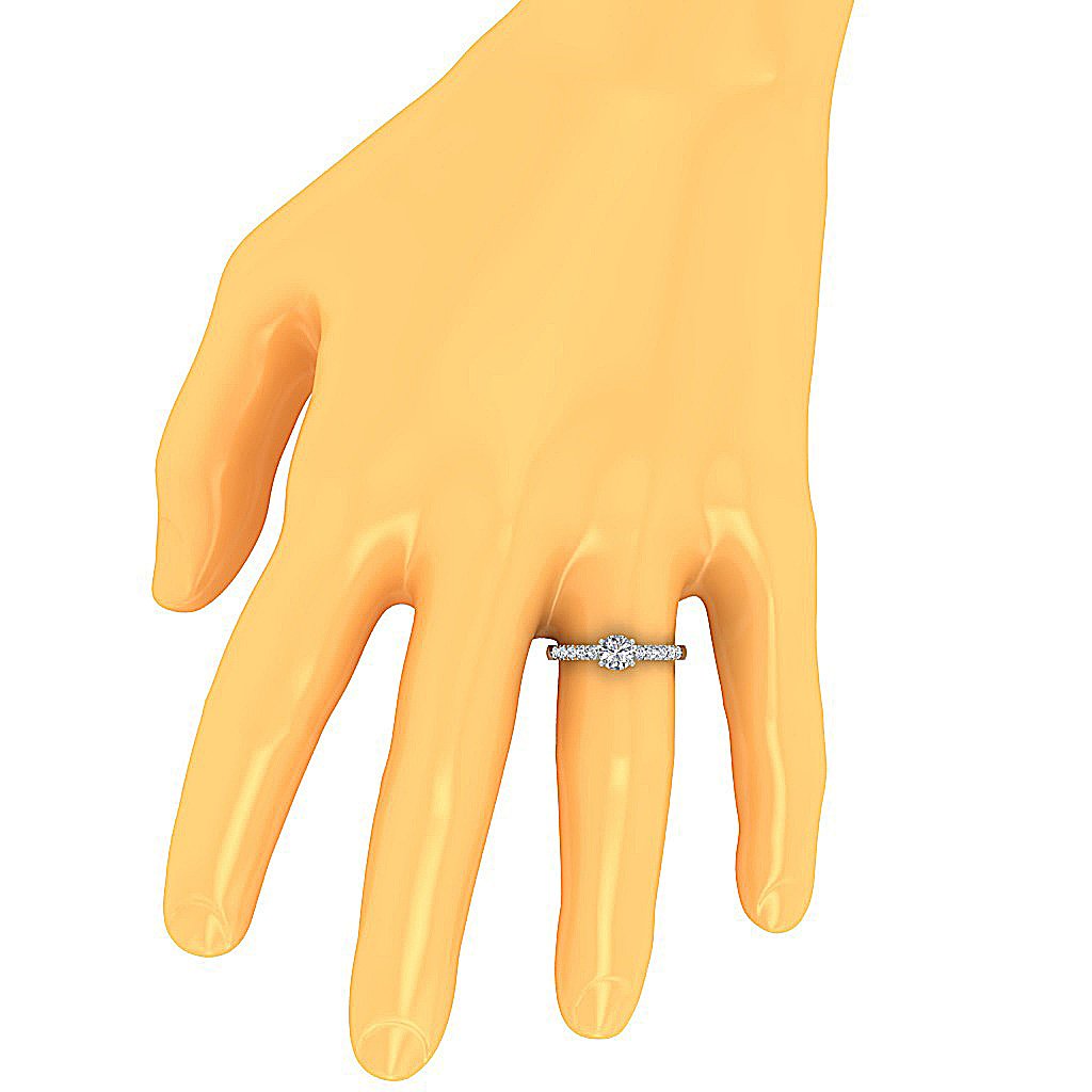 RoundDiamondsRingsOnFinger