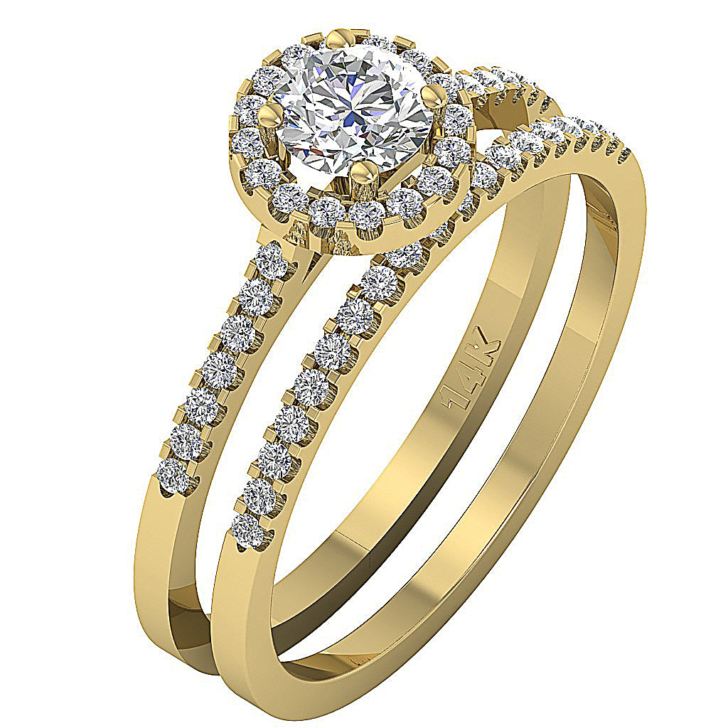 SideView14kYellowGoldEngagementRing