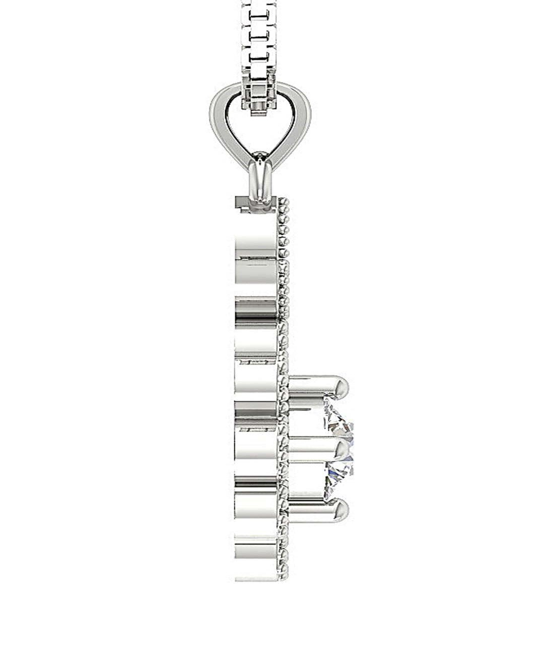 Designer Fashion Pendant SI1/I1 G 0.60 Carat Genuine Diamond 14k/18k Solid Gold