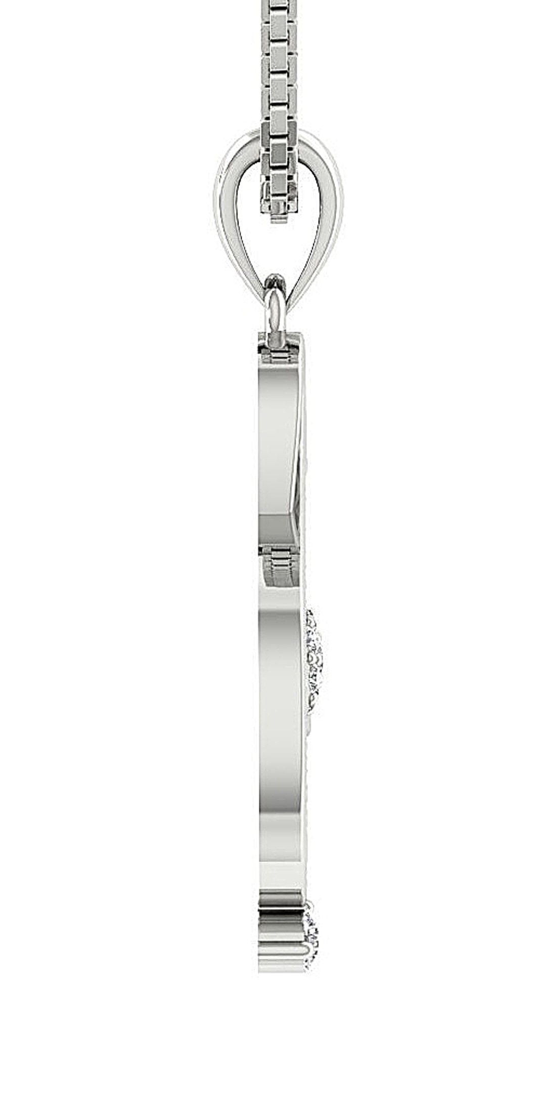 SI1/I1 G 0.30 Carat Genuine Diamond 14k/18k Solid Gold Designer Fashion Pendant