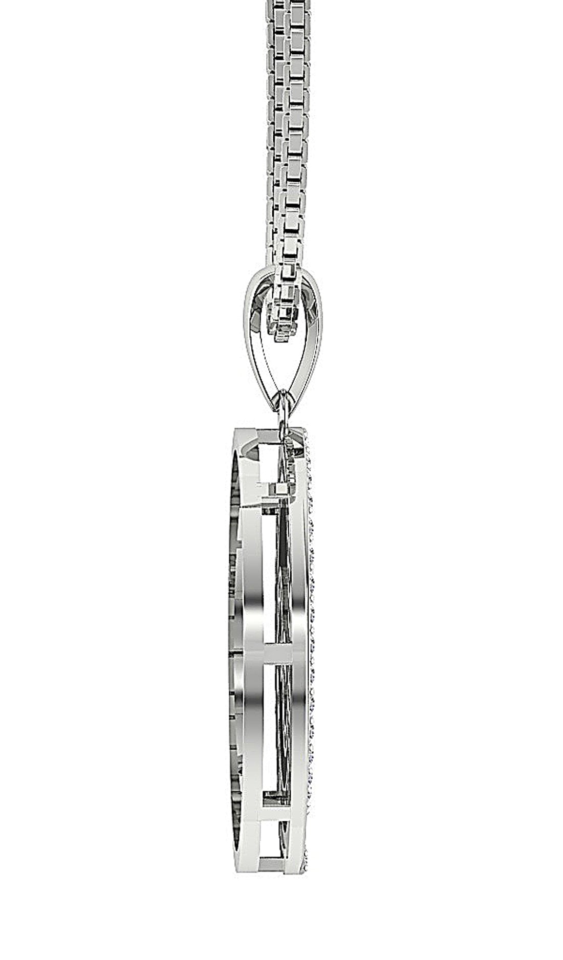 VVS1/VS1/SI1/I1 0.75 Carat Round Shape Pendant 14k/18k Gold Genuine Diamond