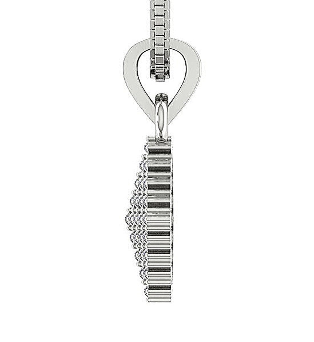 14k/18k Solid Gold Unique Fashion Pendant SI1/I1 G 1.20 Carat Genuine Diamond