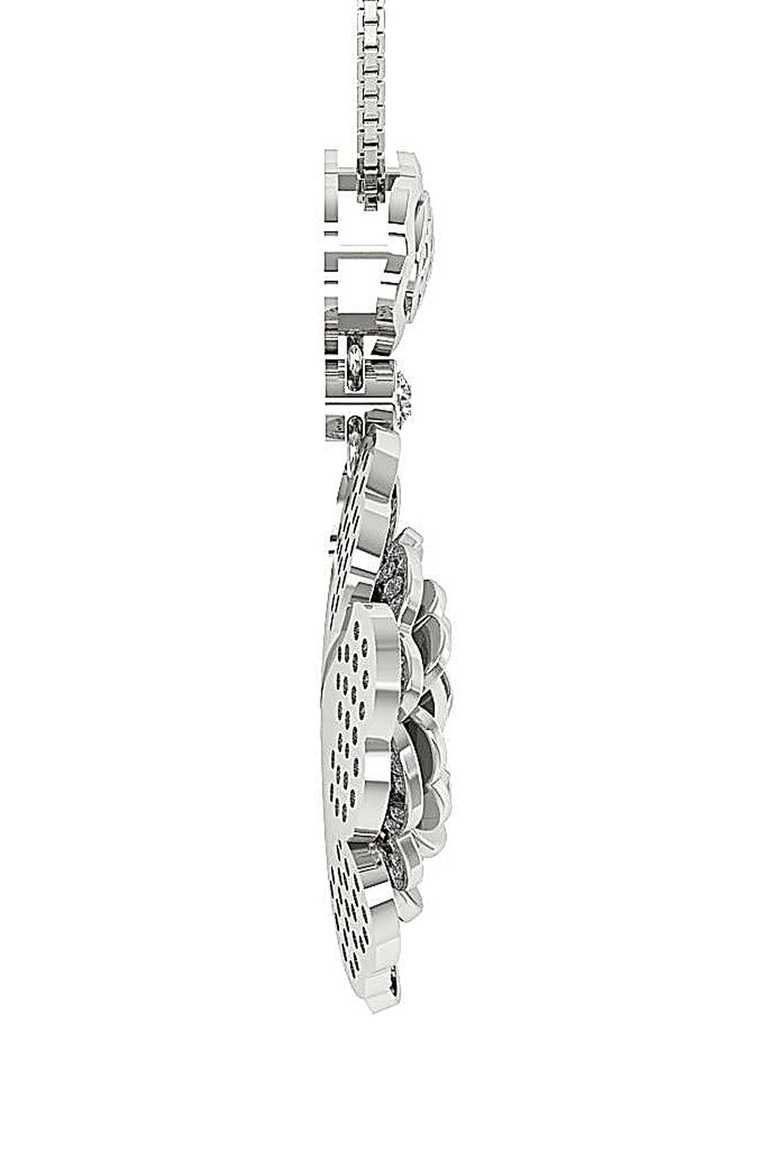 14k/18k Solid Gold Unique Fashion Pendant SI1/I1 G 1.40 Carat Natural Diamond