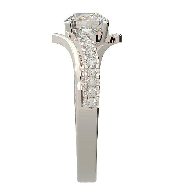 Genuine Diamond 14k Solid Gold Unique Anniversary Ring I1 G 1.00 Carat