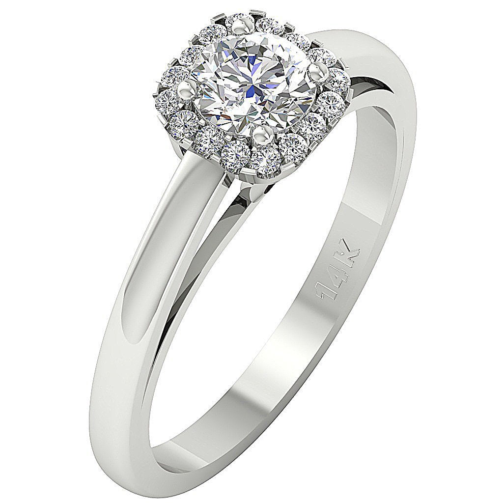 SideViewSolitaireHaloNaturalDiamondRing