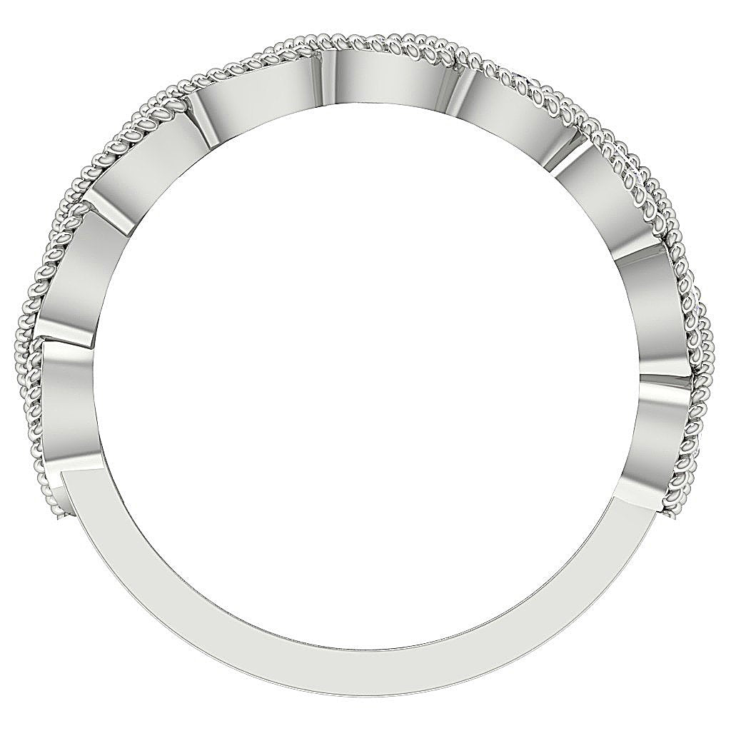 14k Rose Gold Designer Fashion Anniversary Ring Round Diamond SI1 G 1.00 Ct Prong Set 4.30 MM