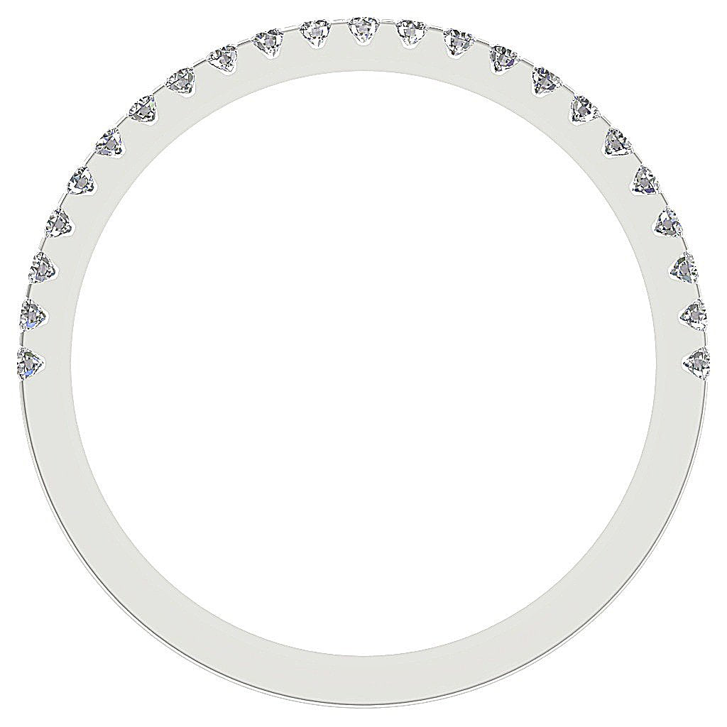 Engagement Genuine Diamond Ring 14K Gold Prong Set SI1 G 0.30 Ct 1.70 MM