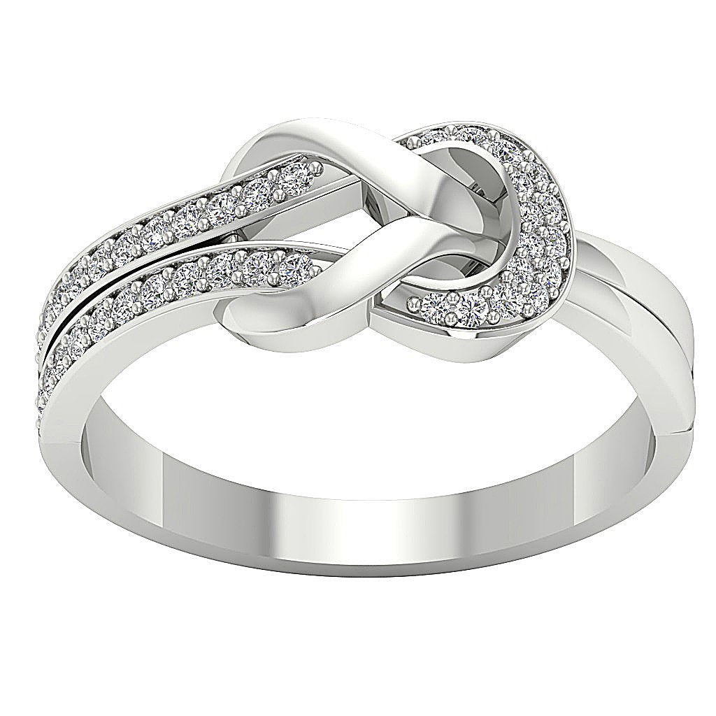 Genuine Diamond Wedding Ring SI1 G 0.30 Ct 8.40 MM