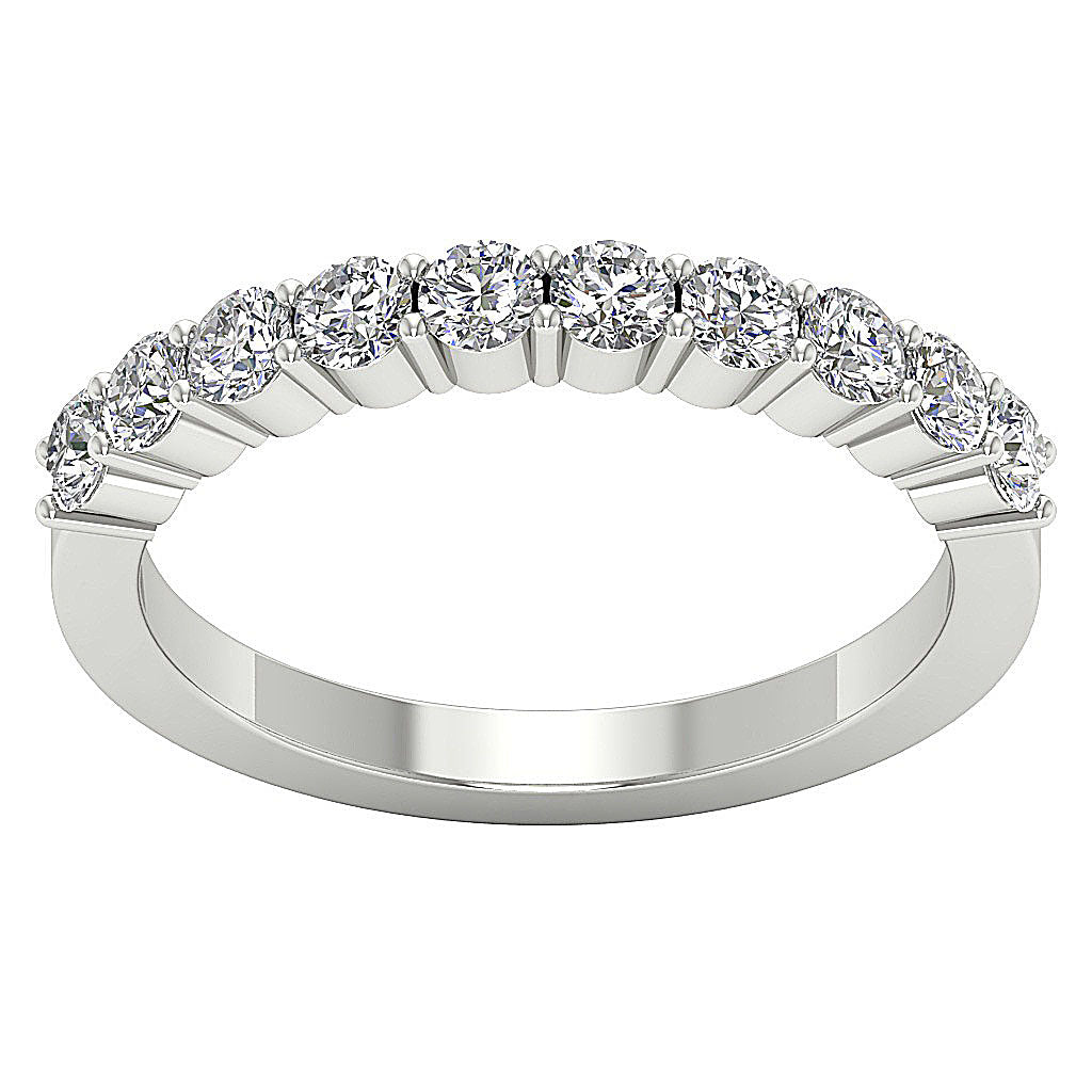 Wedding Ring I1 G 1.10 Ct Genuine Diamond 14K Yellow Gold Prong Set