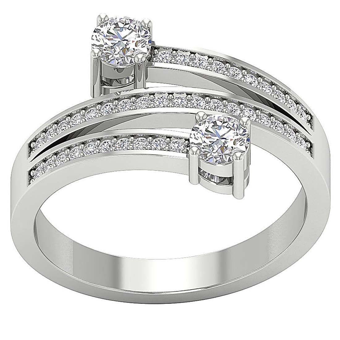 Prong Set Designer Solitaire Wedding Ring SI1 G 0.85 Ct Genuine Diamond 14k Solid Gold