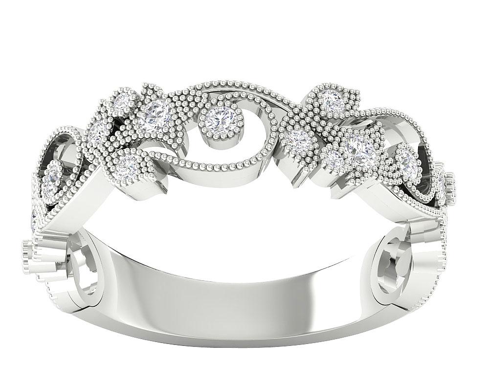 Engagement Genuine Diamond Ring 14K Solid Gold Prong Set VS1 E 0.35 Ct 6.15 MM