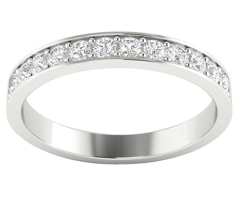 Engagement Round Cut Diamond Ring Prong Set SI1 G 0.50 Ct 3.00 MM