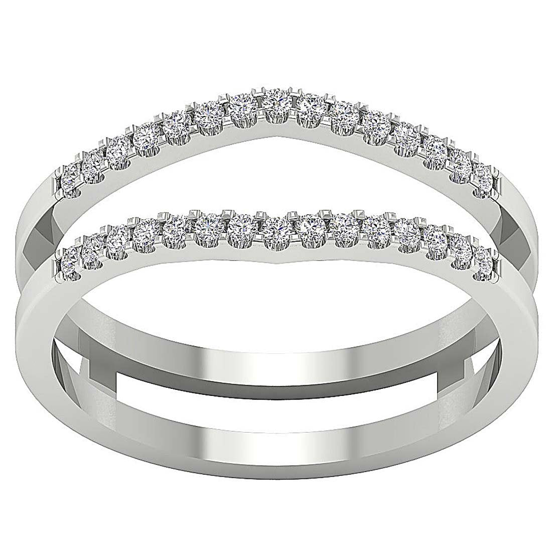 7.30 MM Designer Engagement Ring Natural Diamond I1 G 0.30 Ct 14K Yellow Gold Prong Set