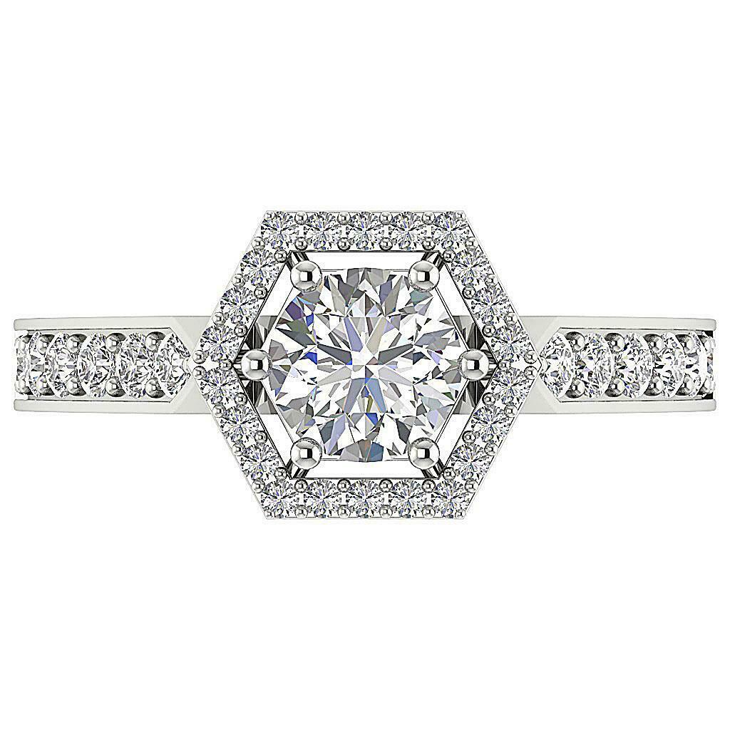 I1 G 1.55 Ct Solitaire Anniversary Ring Round Diamond 14k Yellow Gold Prong Set 9.55 MM