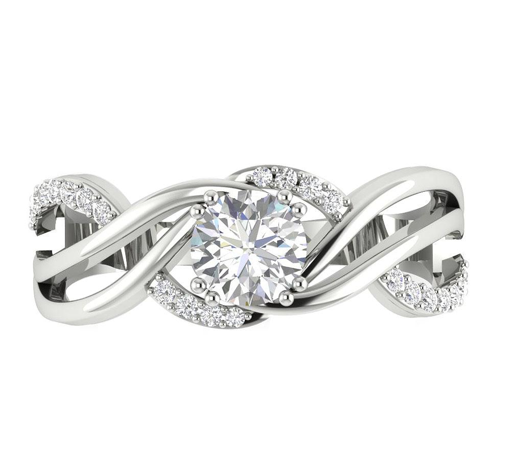 14k Rose Gold Solitaire Vintage Anniversary Ring Round Diamond SI1 G 1.00 Ct Prong Set 8.10 MM