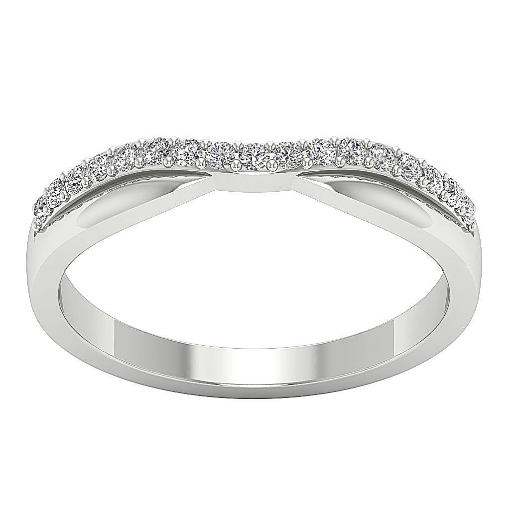 14K Solid Gold Designer Anniversary Ring Round Diamond SI1 G 0.30 Ct Prong Set 3.50 MM