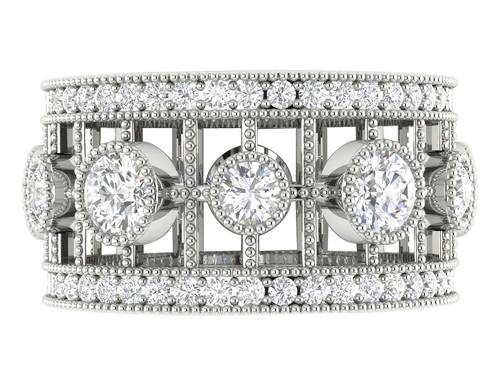 I1 G 3.20 Ct Prong Bezel Set Genuine Diamond 14k Yellow Gold Eternity Wedding Ring 11.65 MM