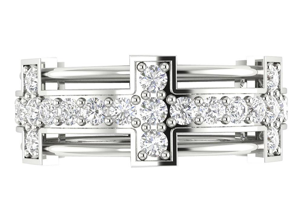 Genuine Diamond 14k Solid Gold SI1 G 1.60 Ct Vintage Eternity Wedding Ring Prong Set 7.95 MM