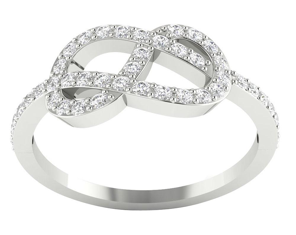 14K Solid Gold Designer Engagement Ring Natural Diamond SI1 G 0.50 Ct Prong Set 7.80 MM